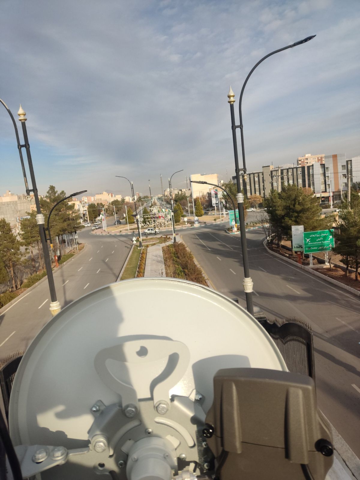 لینک رادیویی نقطهبهنقطه بر فراز بلوار شهری؛ ارتباط بیسیم پرظرفیت میان سایتها