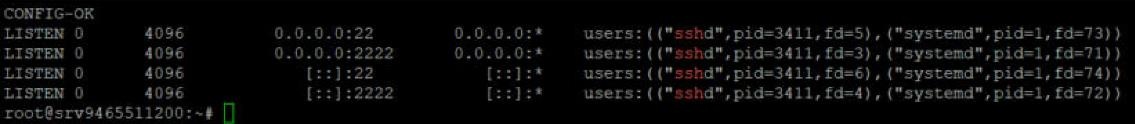SSH روی دو پورت